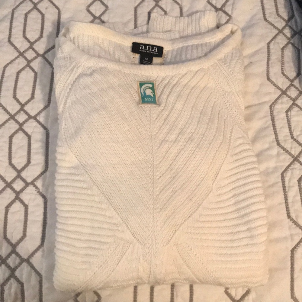Cream long sweater
